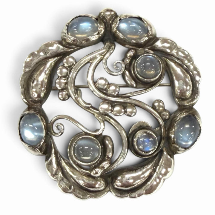 Great Georg Jensen Brooch Silver 925 Women 159
