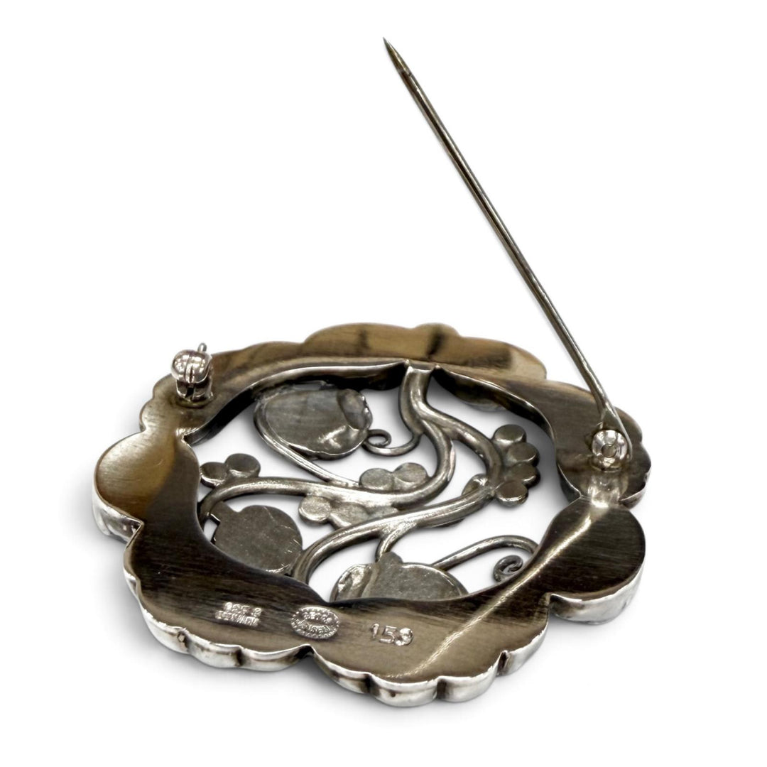 Great Georg Jensen Brooch Silver 925 Women 159