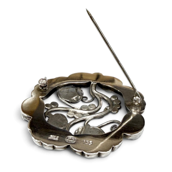 Great Georg Jensen Brooch Silver 925 Women 159