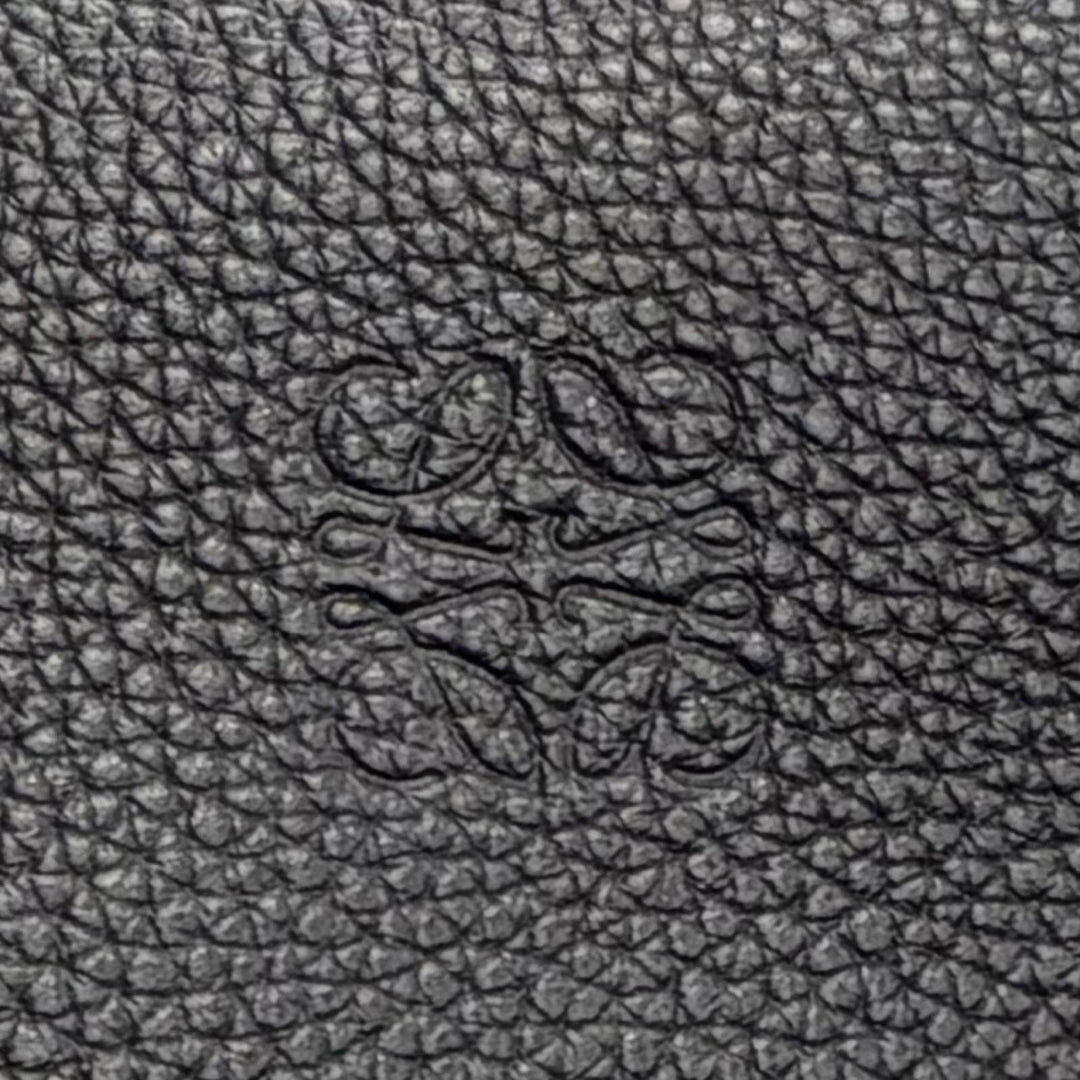 Excellent LOEWE Shoulder Bag GATE BAG Anagram Leather Crossbody black Women