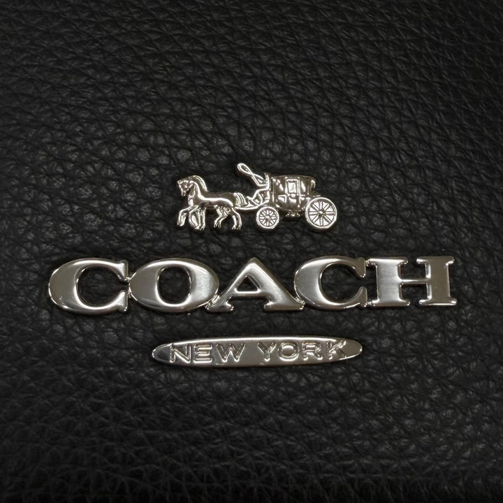Pristine COACH Elias Refined Pebble Leather Cross Sling Bag Camera Bag CJ509