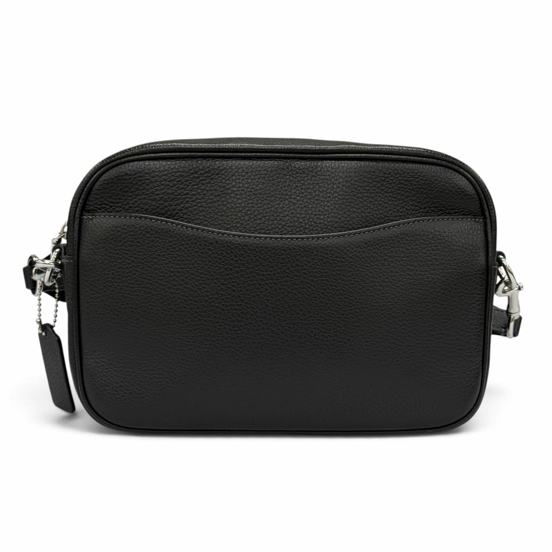 Pristine COACH Elias Refined Pebble Leather Cross Sling Bag Camera Bag CJ509