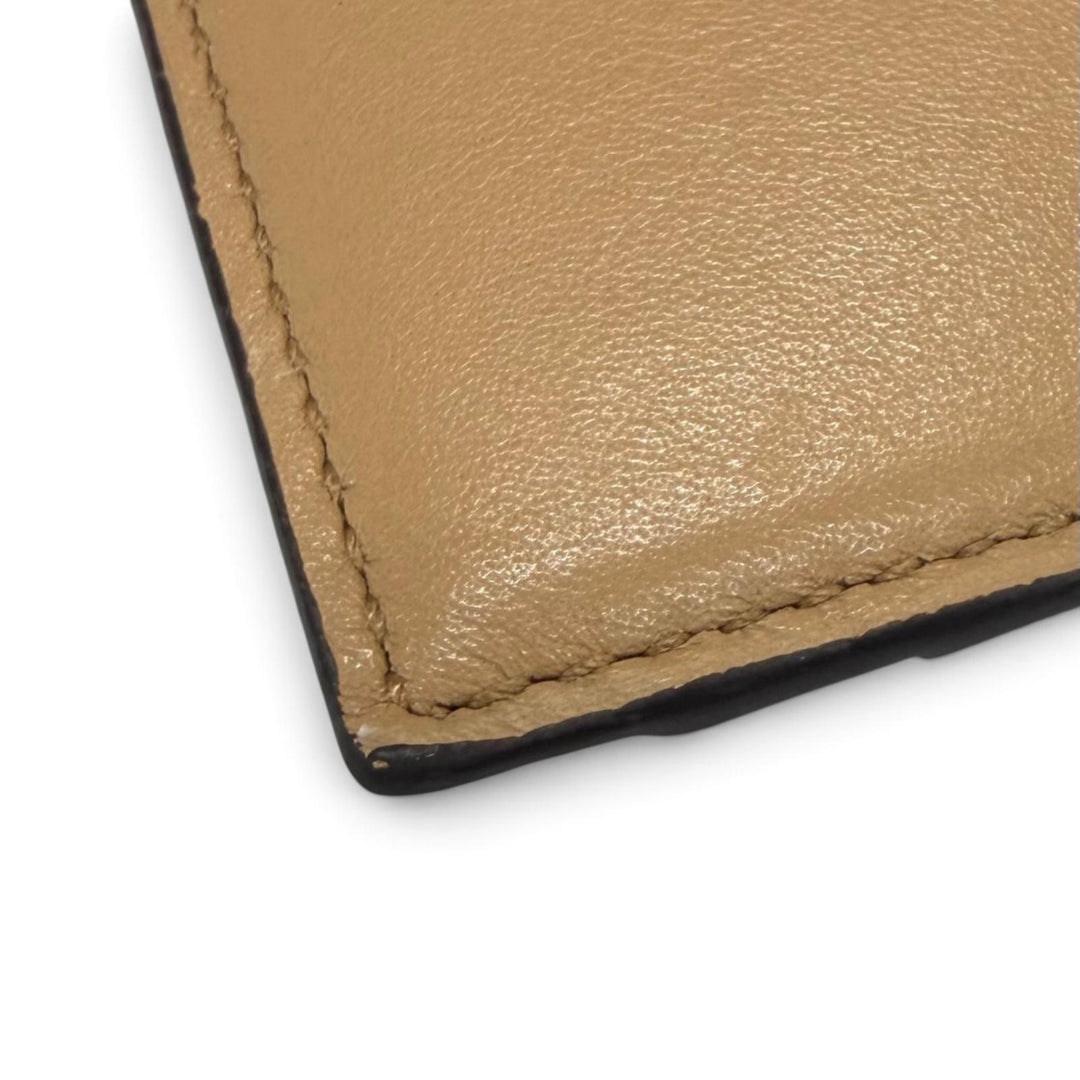 Pristine JIMMY CHOO Coin case JCB LANTI Logo Leather Fragment Case Pass Case