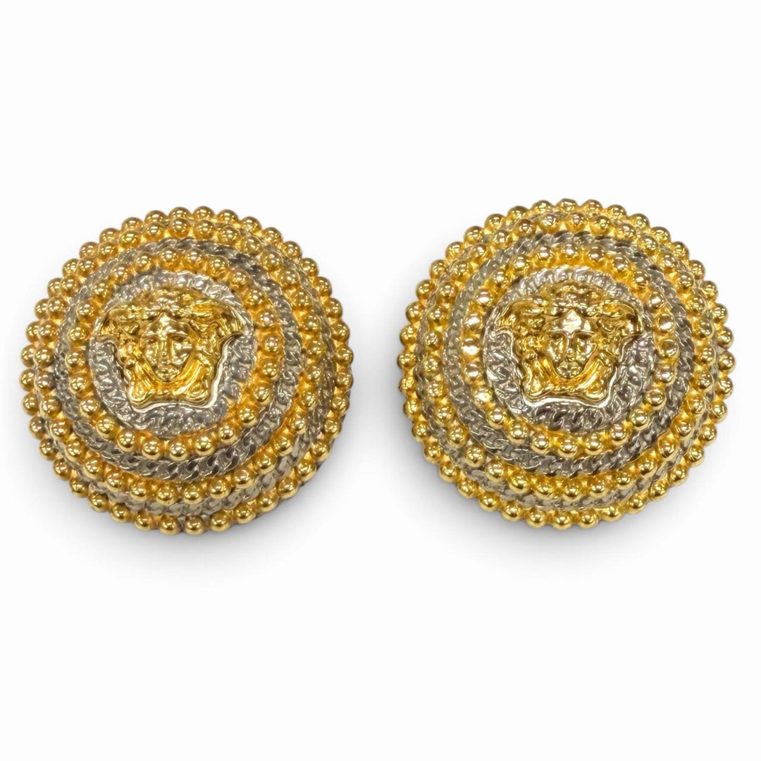 Great VERSACE Pierce Medusa gold Women