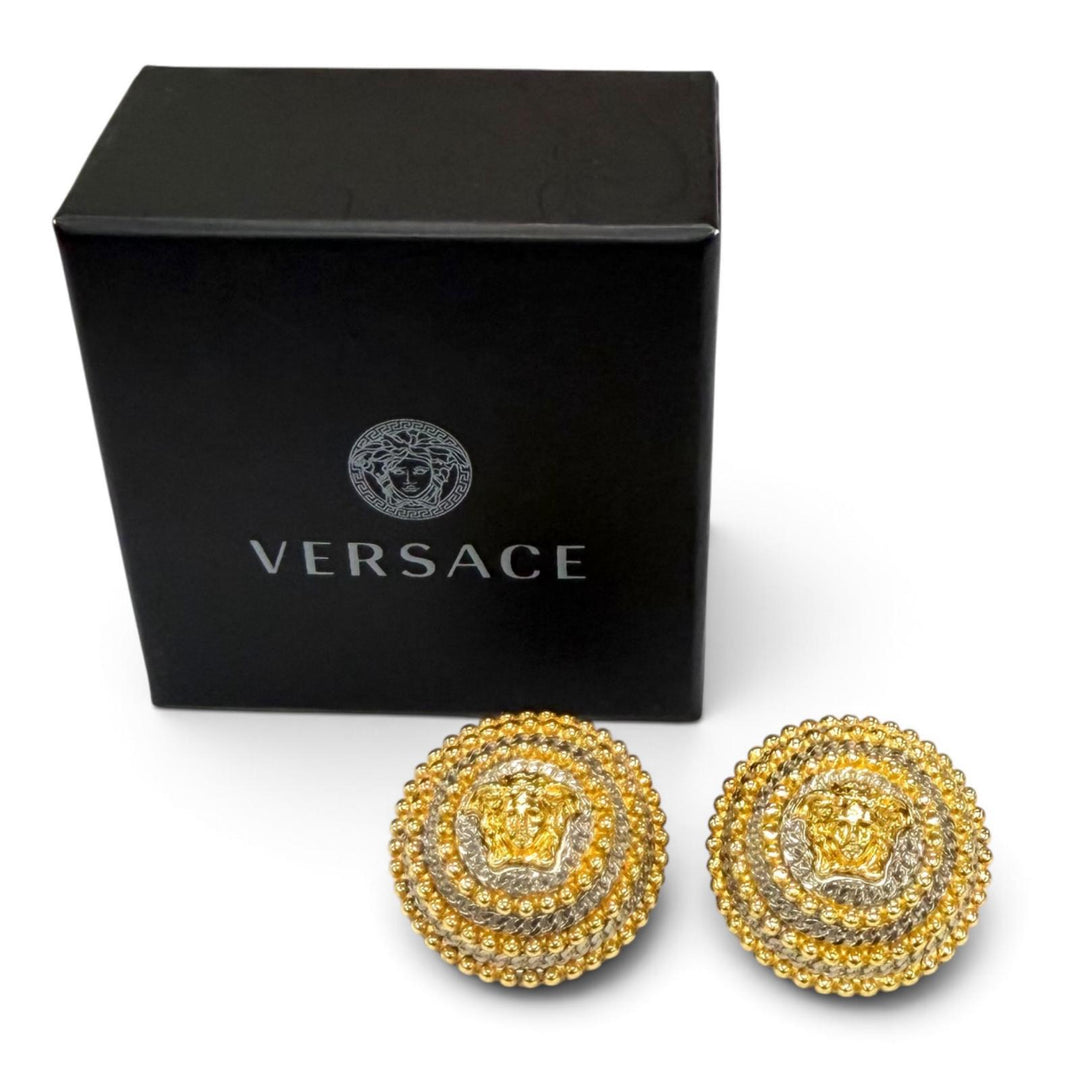 Great VERSACE Pierce Medusa gold Women