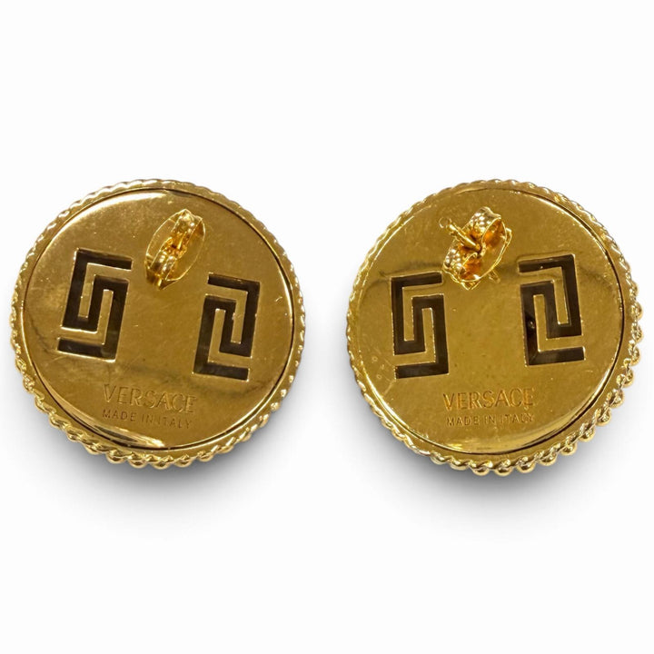 Great VERSACE Pierce Medusa gold Women