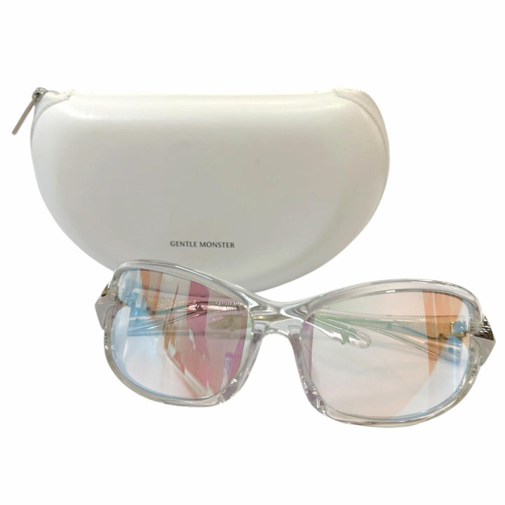 Great GENTLE MONSTER sunglasses THIRD KIND Mirror lens clear mens