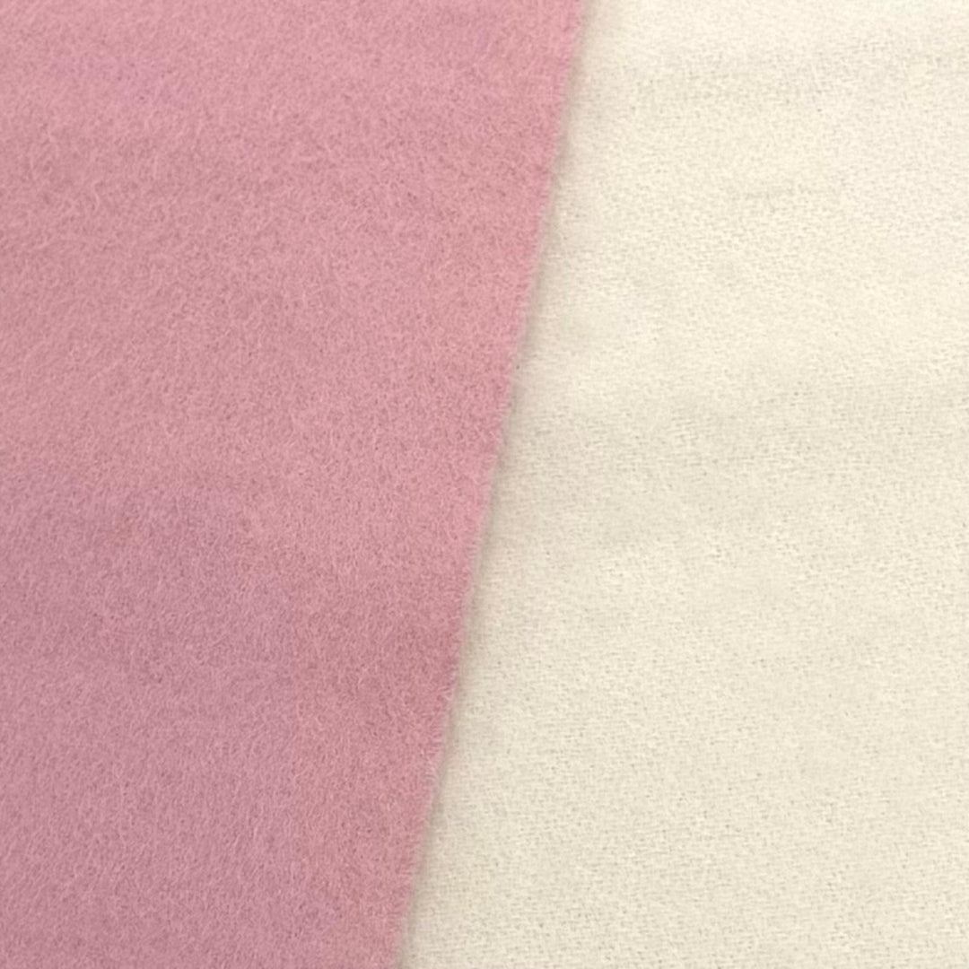 Great LOUIS VUITTON Scarf Muffler Fluffygram fringe pink wool Women M94797