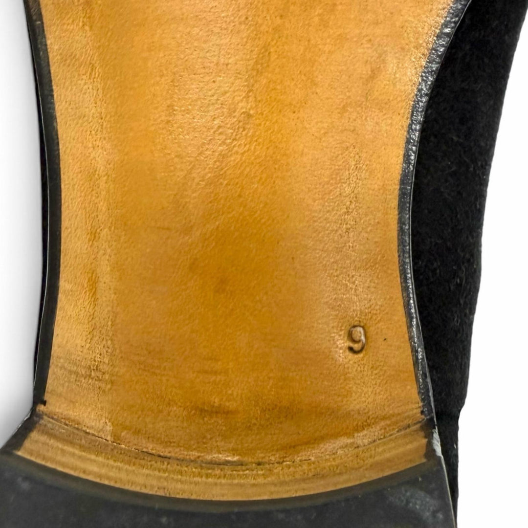 Great WH boots Side Gore black Suede leather mens 9 6900