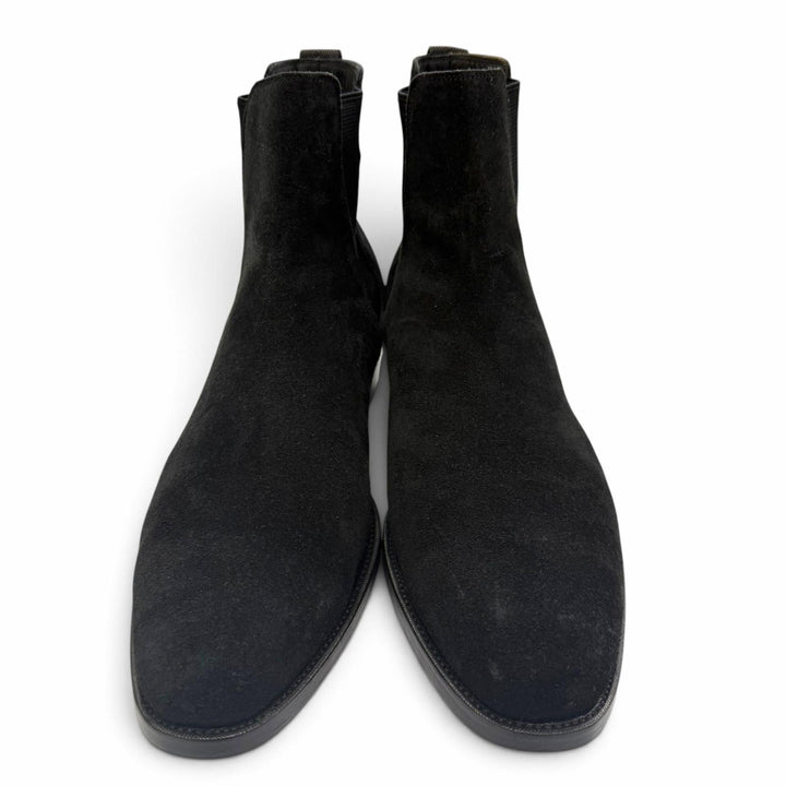 Great WH boots Side Gore black Suede leather mens 9 6900
