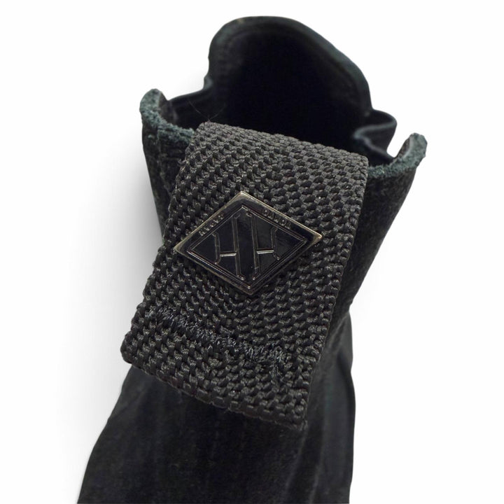 Great WH boots Side Gore black Suede leather mens 9 6900
