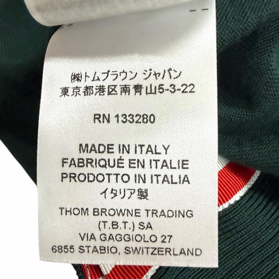 Excellent THOM BROWNE sweater Tricolor lightweight long-sleeved
