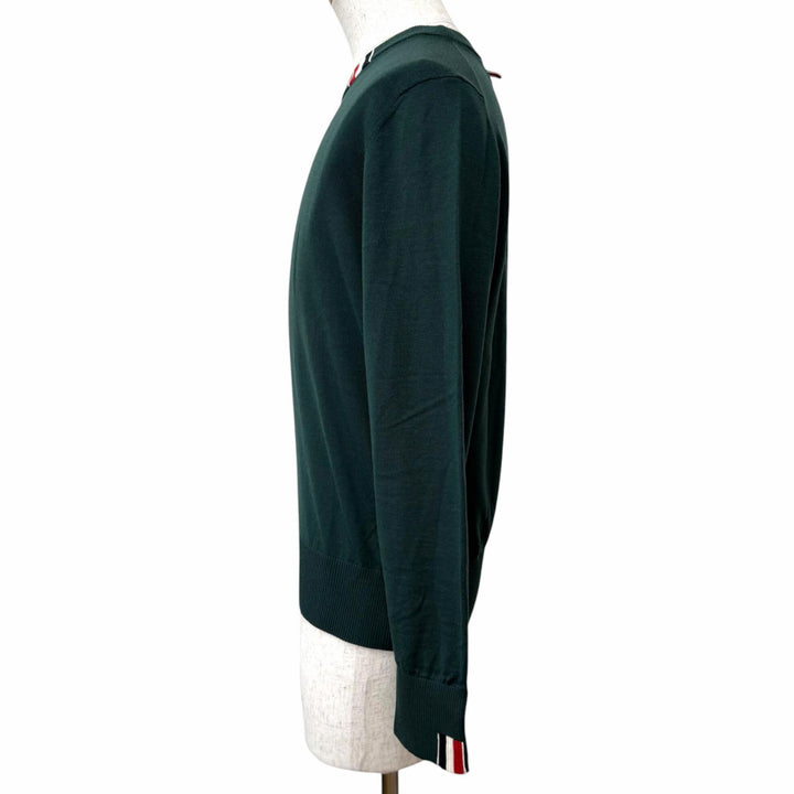 Excellent THOM BROWNE sweater Tricolor lightweight long-sleeved