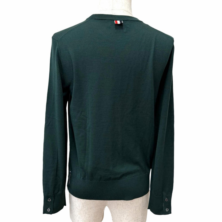 Excellent THOM BROWNE sweater Tricolor lightweight long-sleeved