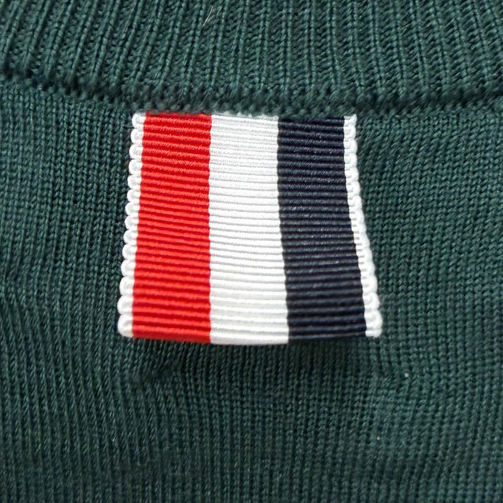 Excellent THOM BROWNE sweater Tricolor lightweight long-sleeved