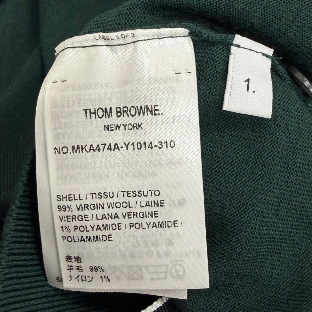 Excellent THOM BROWNE sweater Tricolor lightweight long-sleeved