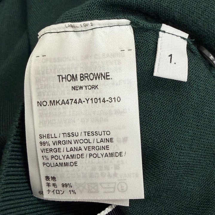 Excellent THOM BROWNE sweater Tricolor lightweight long-sleeved