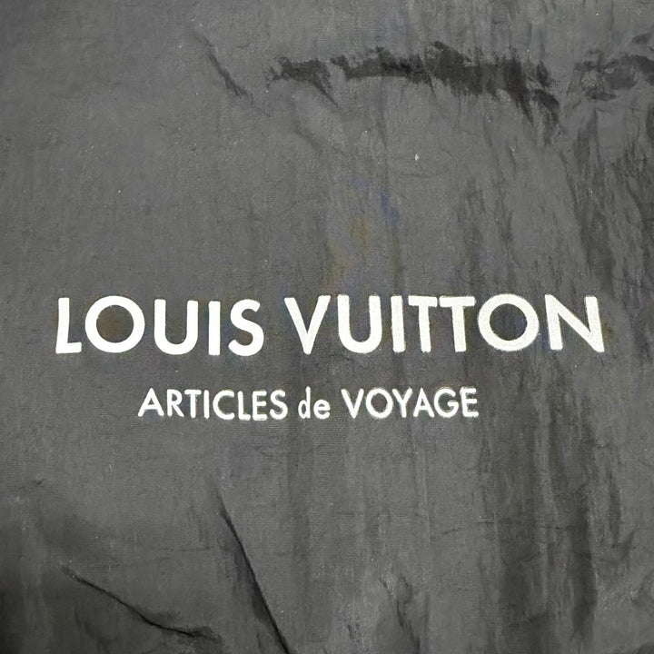 Great LOUIS VUITTON Nylon jacket Monogram Hooded black Nylon Women IT 42