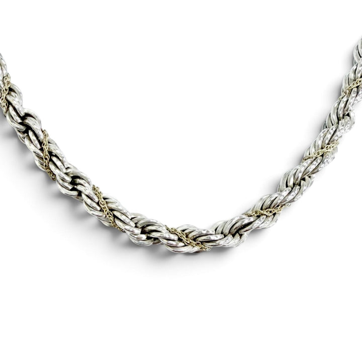 Excellent TIFFANY&Co. Necklace Twisted Rope Necklace Accessory Silver 925 Women