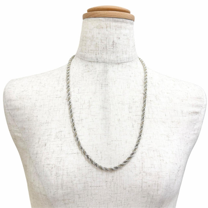 Excellent TIFFANY&Co. Necklace Twisted Rope Necklace Accessory Silver 925 Women