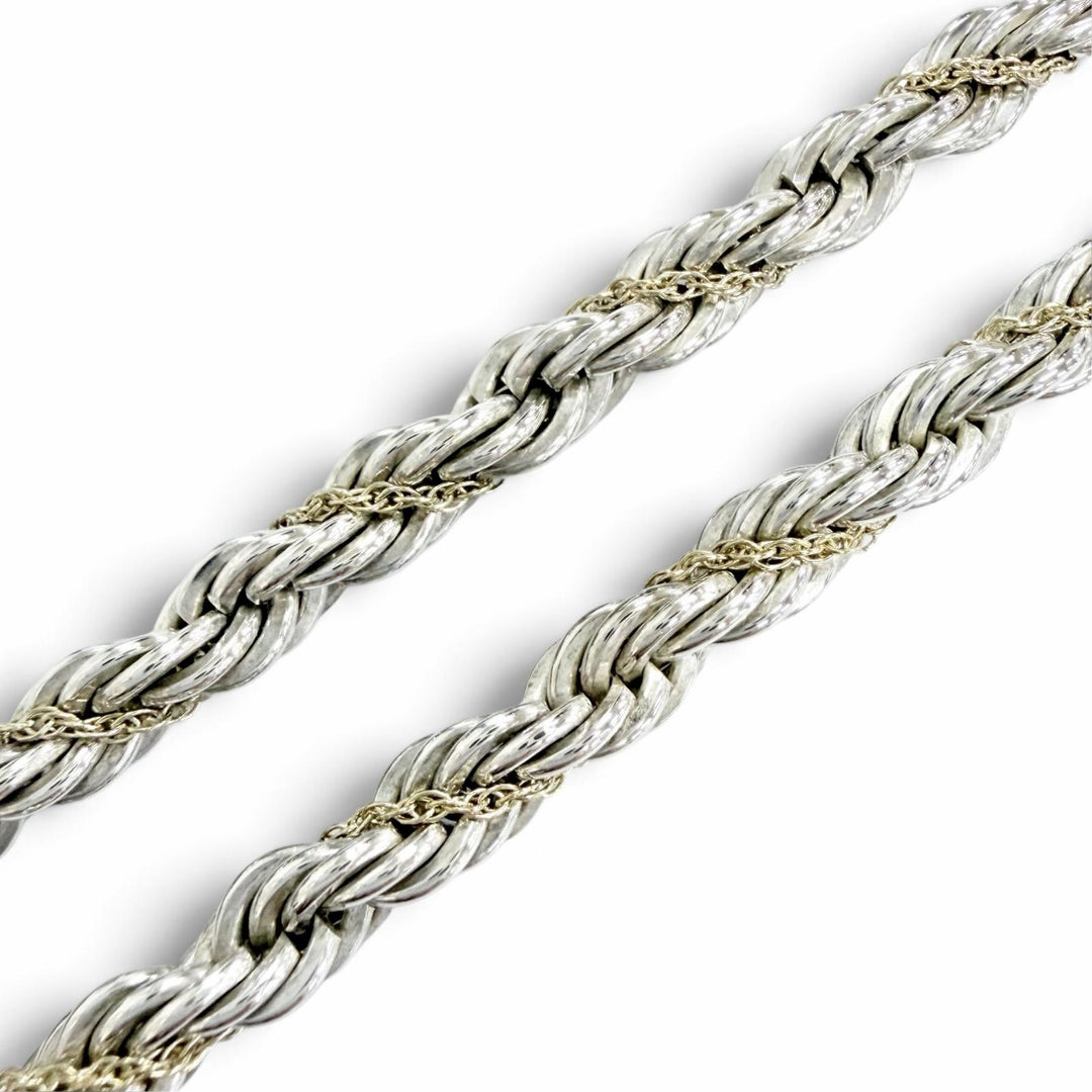 Excellent TIFFANY&Co. Necklace Twisted Rope Necklace Accessory Silver 925 Women