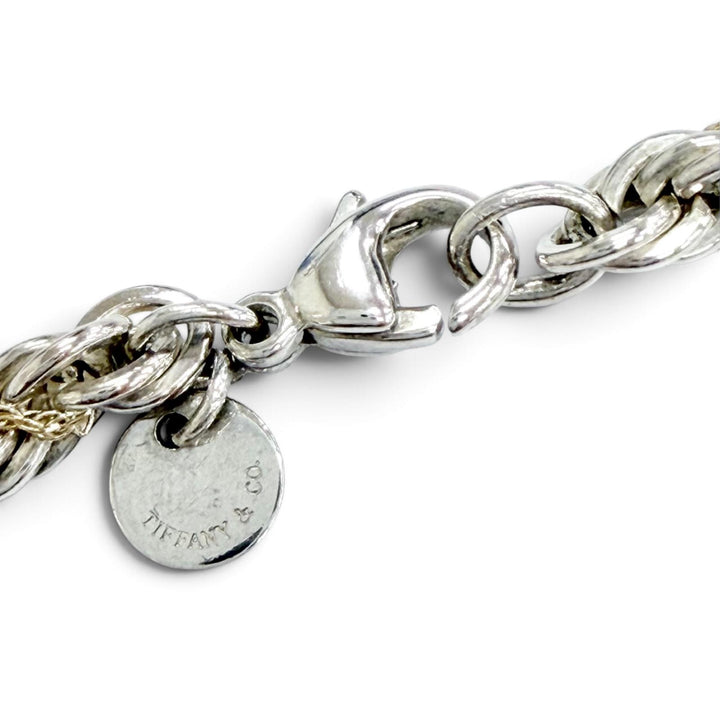 Excellent TIFFANY&Co. Necklace Twisted Rope Necklace Accessory Silver 925 Women