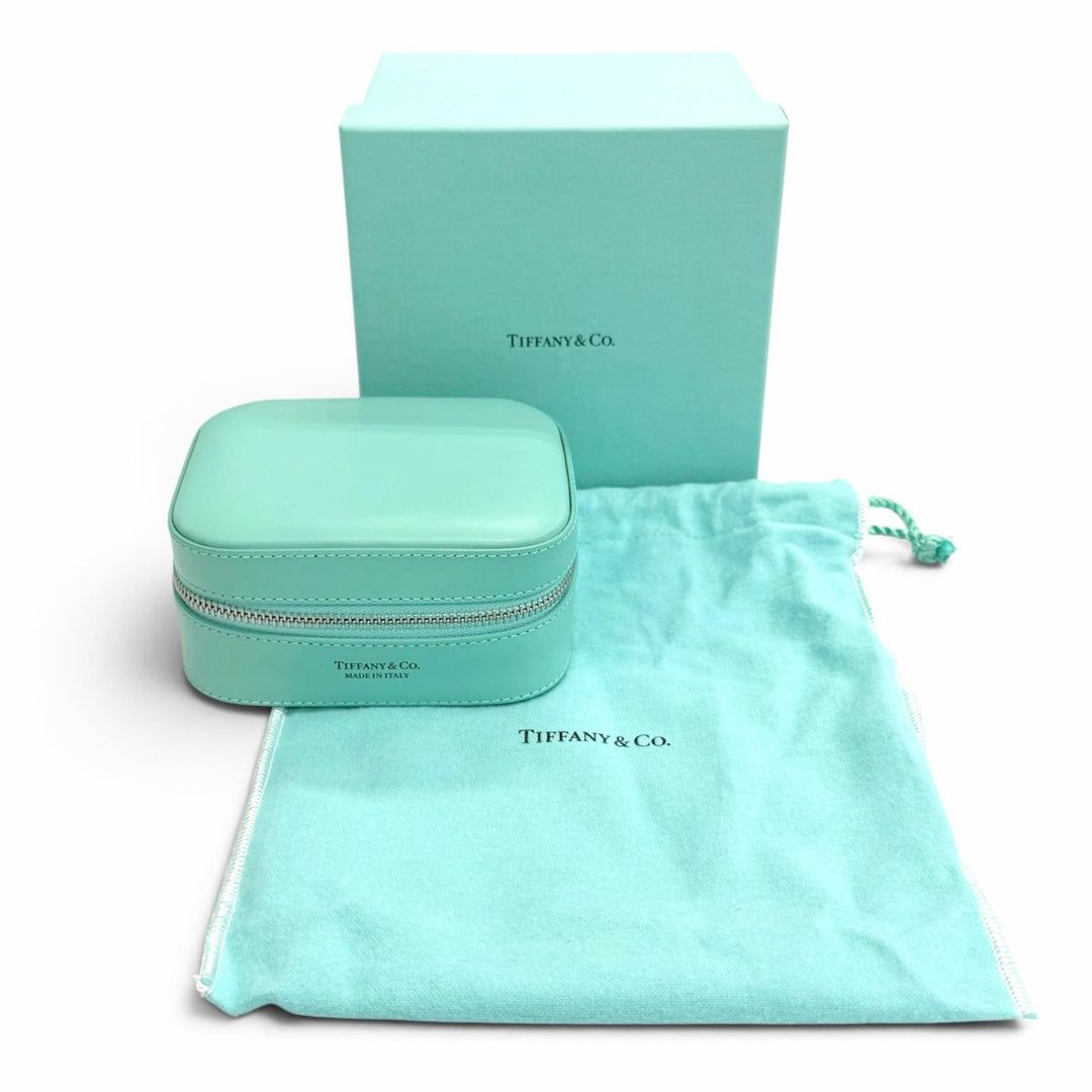 Pristine TIFFANY&Co. Accessory pouch, jewelry case, jewelry box blue Women