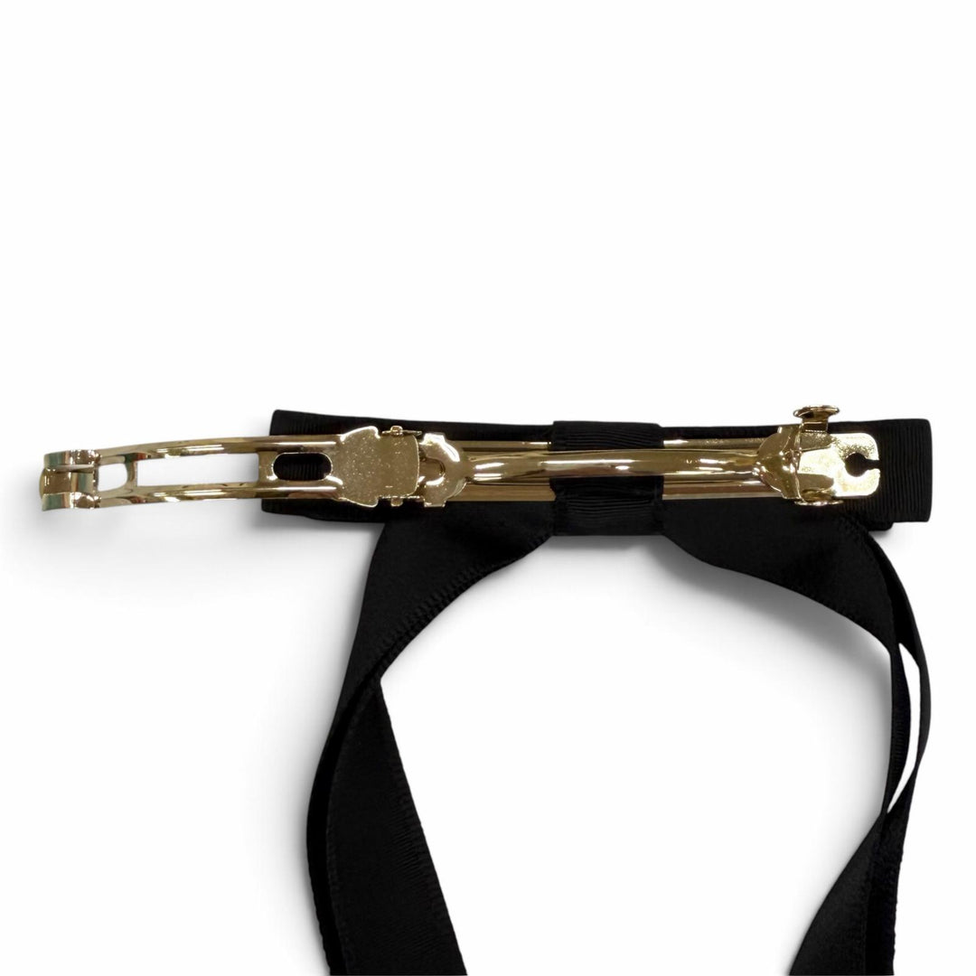 Pristine Christian Dior Valletta CD logo ribbon black Rayon Women 45DT952E132