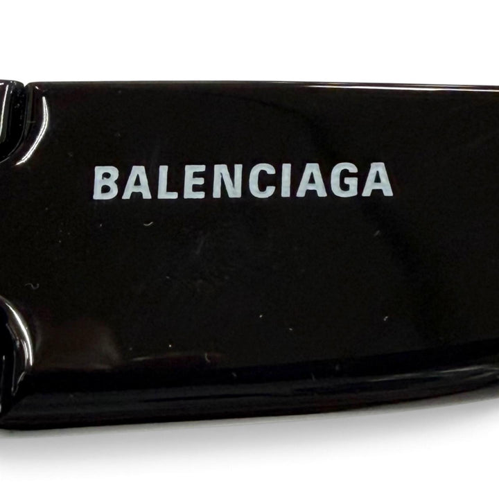 Excellent BALENCIAGA sunglasses SWIFT OVAL Eyewear black mens BB0157S