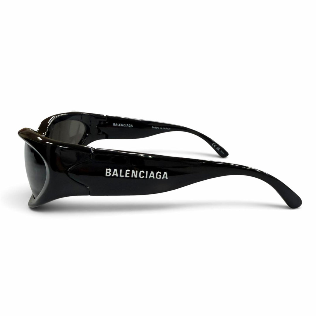 Excellent BALENCIAGA sunglasses SWIFT OVAL Eyewear black mens BB0157S