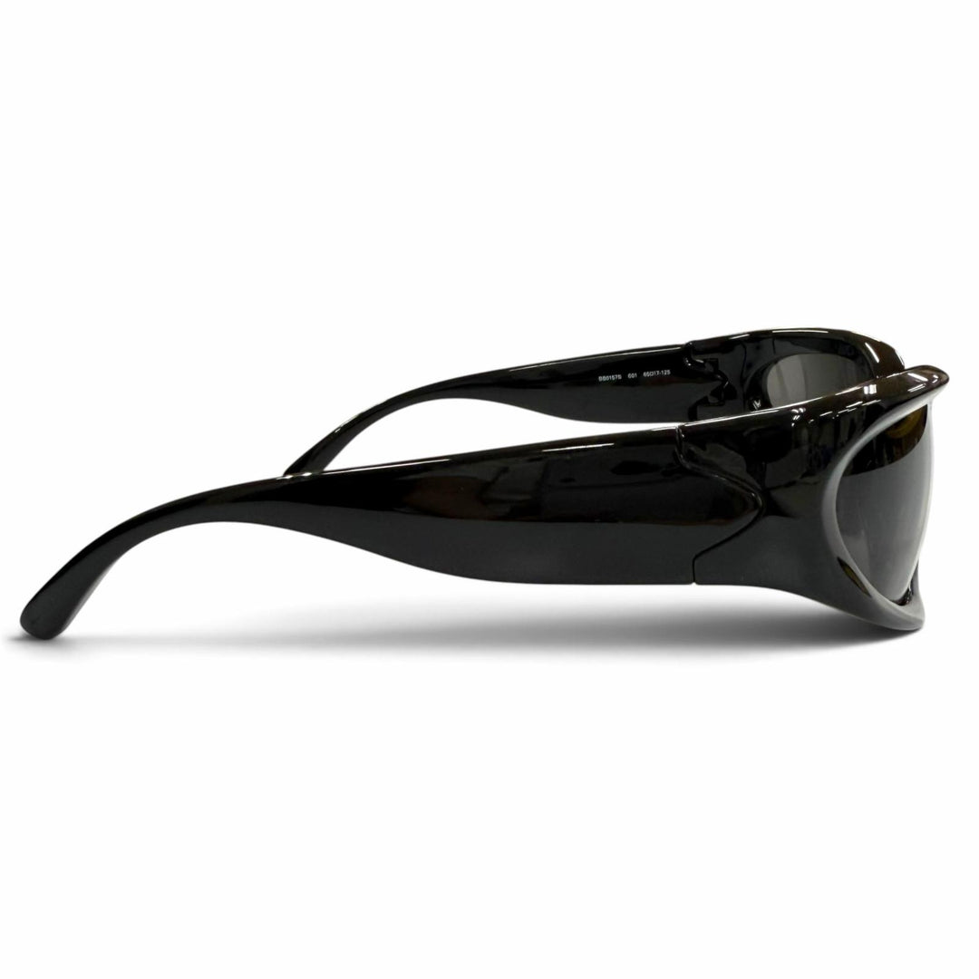 Excellent BALENCIAGA sunglasses SWIFT OVAL Eyewear black mens BB0157S