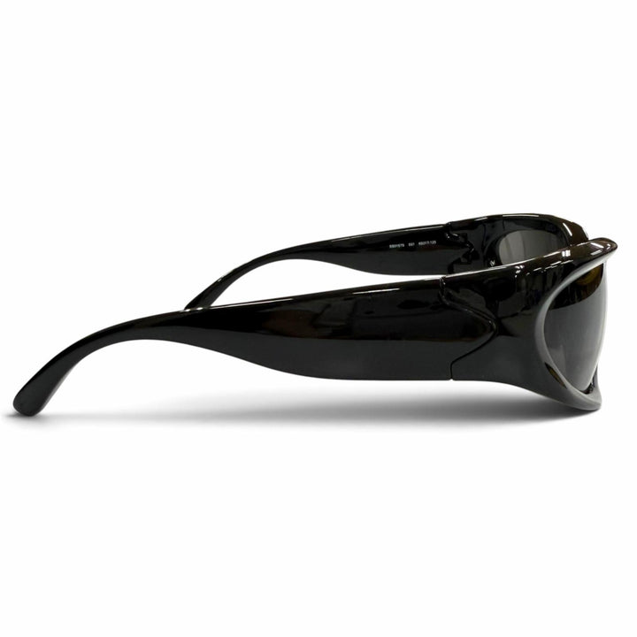 Excellent BALENCIAGA sunglasses SWIFT OVAL Eyewear black mens BB0157S