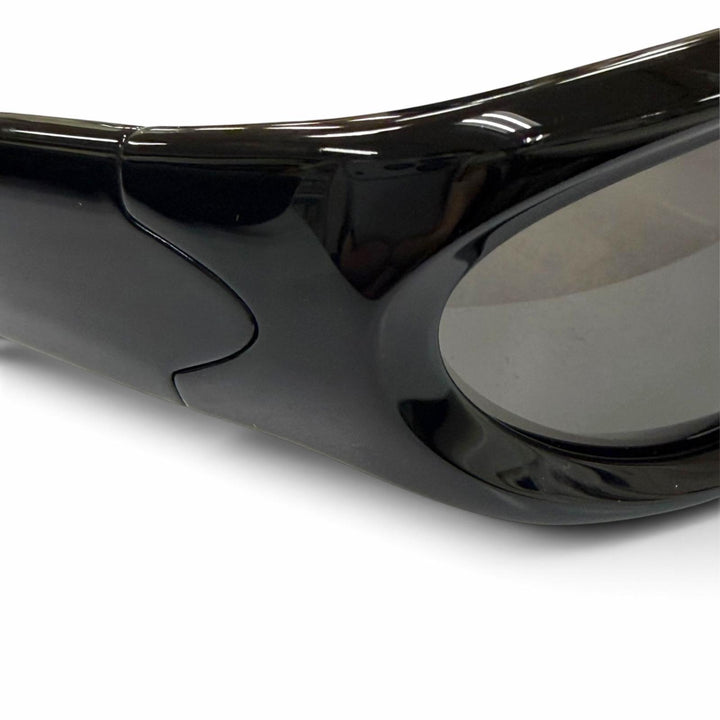 Excellent BALENCIAGA sunglasses SWIFT OVAL Eyewear black mens BB0157S
