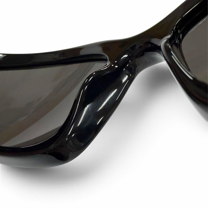 Excellent BALENCIAGA sunglasses SWIFT OVAL Eyewear black mens BB0157S