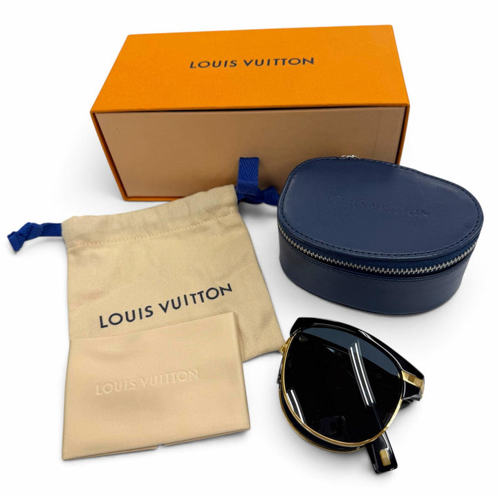 Great LOUIS VUITTON sunglasses LV In the Pocket Foldable browline eyewear Z1017U