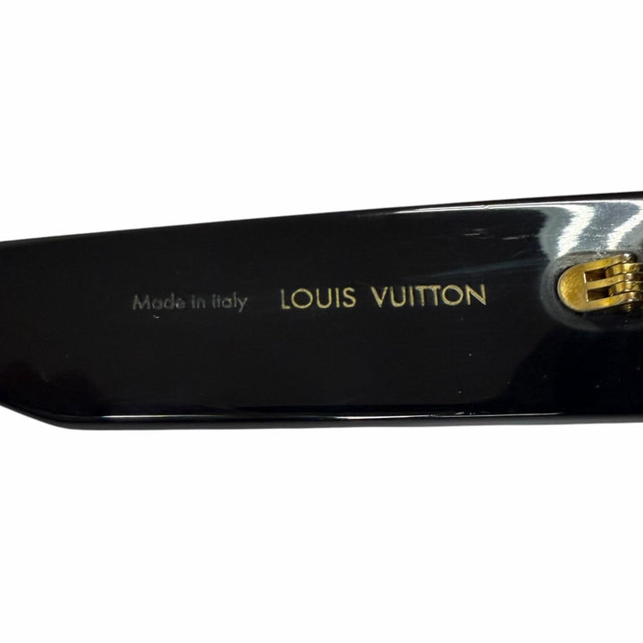 Very Good LOUIS VUITTON sunglasses LV Crash Square black mens Z2125E