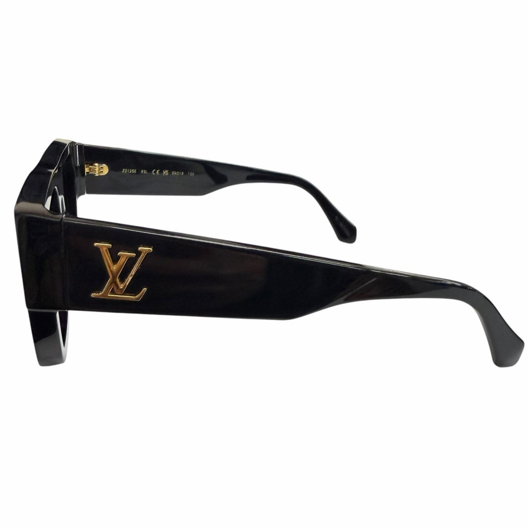 Very Good LOUIS VUITTON sunglasses LV Crash Square black mens Z2125E