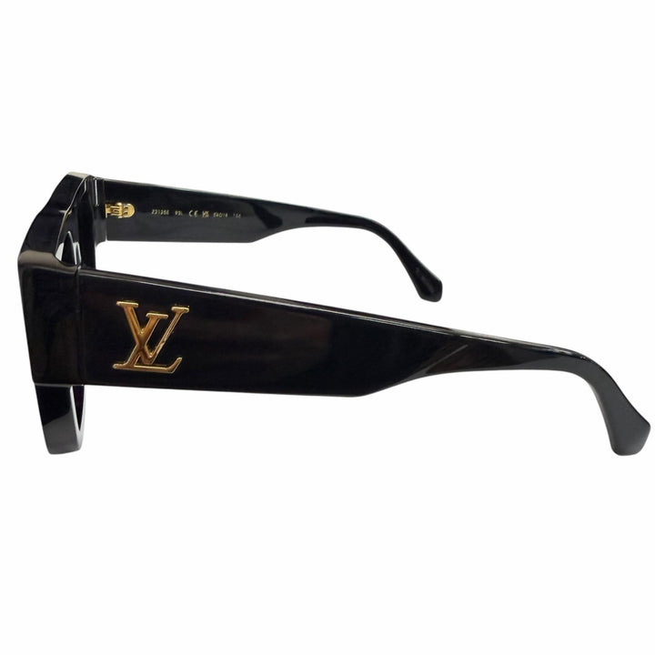 Very Good LOUIS VUITTON sunglasses LV Crash Square black mens Z2125E