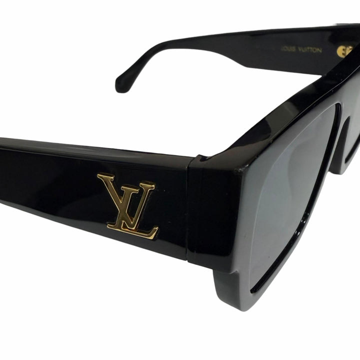 Very Good LOUIS VUITTON sunglasses LV Crash Square black mens Z2125E
