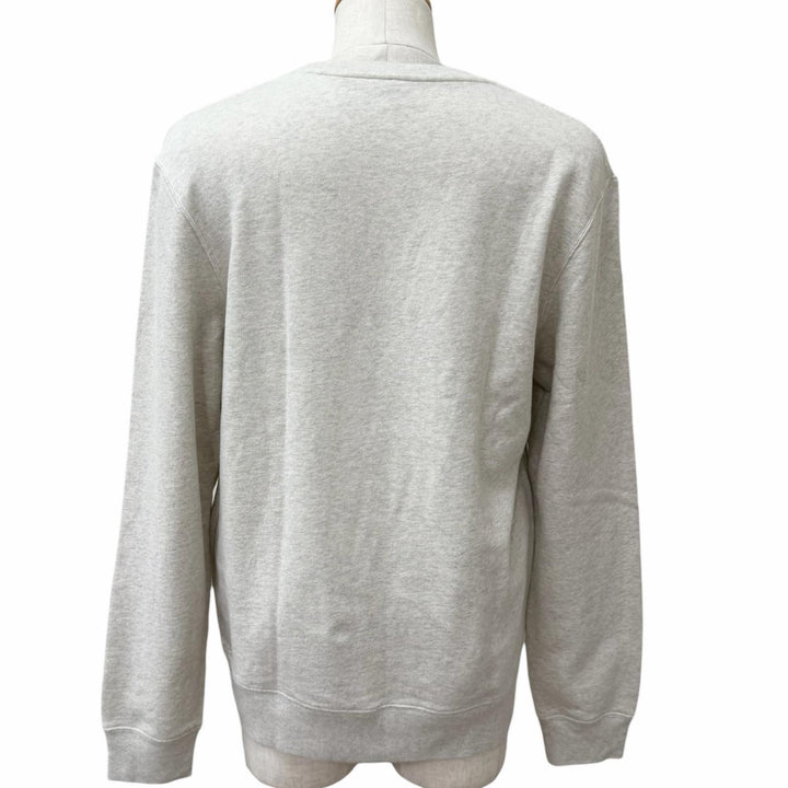 Excellent LOEWE sweat logo embroidery Gray cotton mens M H526Y24J17