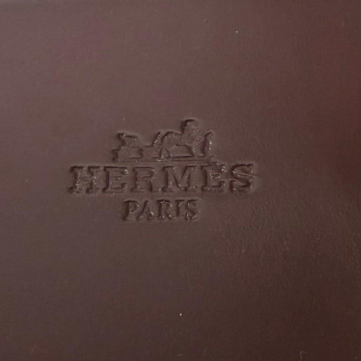 Great HERMES Sandals Izmir H logo slippers yellow leather mens 43 221824