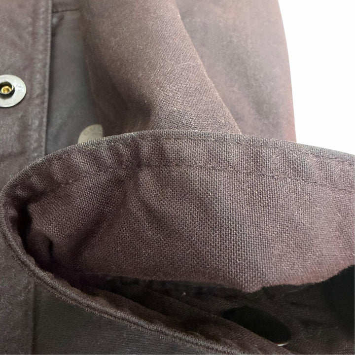 Great GUCCI Jacket Rare Tom Ford era oiled leather Brown cotton mens 44