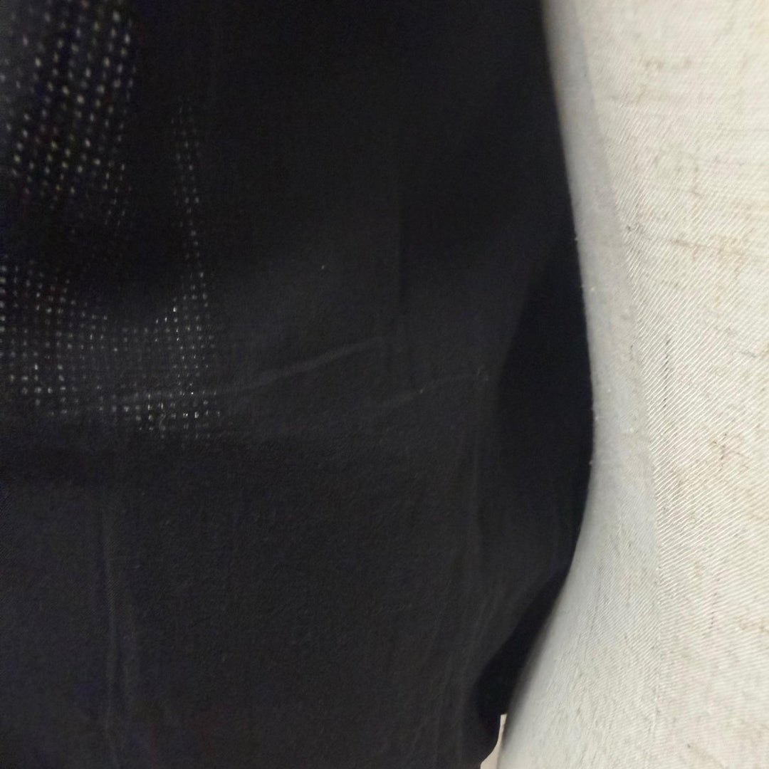 Excellent EMPORIO ARMANI leather jacket Black tag stand collar
