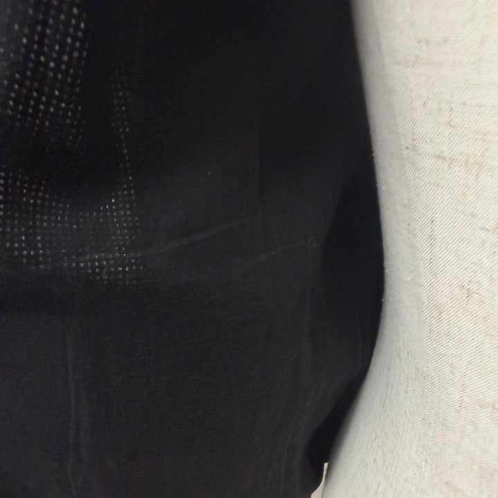 Excellent EMPORIO ARMANI leather jacket Black tag stand collar