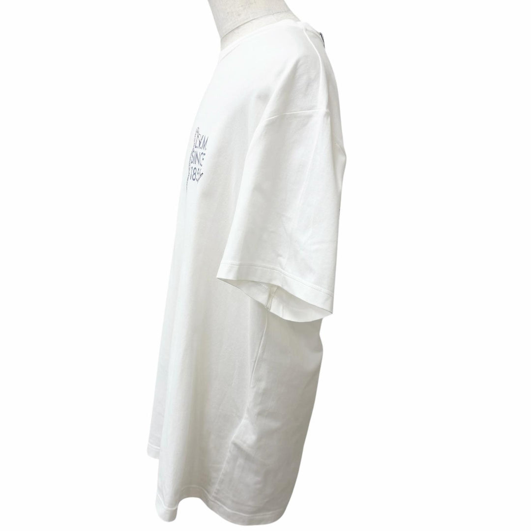 Pristine LOUIS VUITTON Short sleeve T-shirt white cotton mens