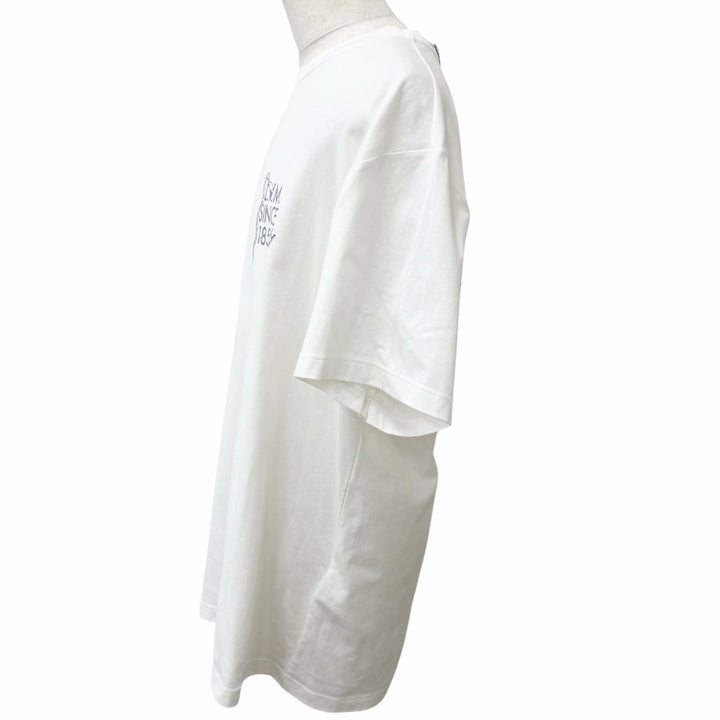 Pristine LOUIS VUITTON Short sleeve T-shirt white cotton mens