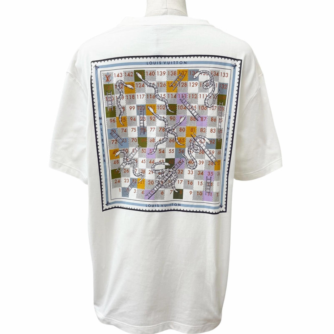 Pristine LOUIS VUITTON Short sleeve T-shirt white cotton mens