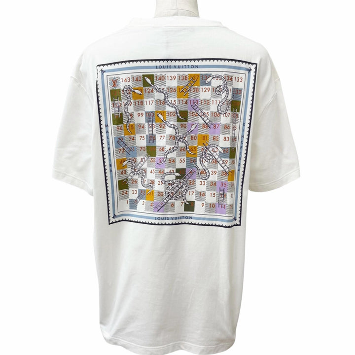 Pristine LOUIS VUITTON Short sleeve T-shirt white cotton mens