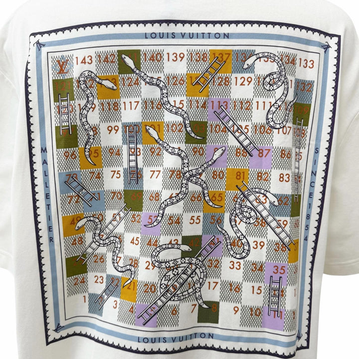 Pristine LOUIS VUITTON Short sleeve T-shirt white cotton mens