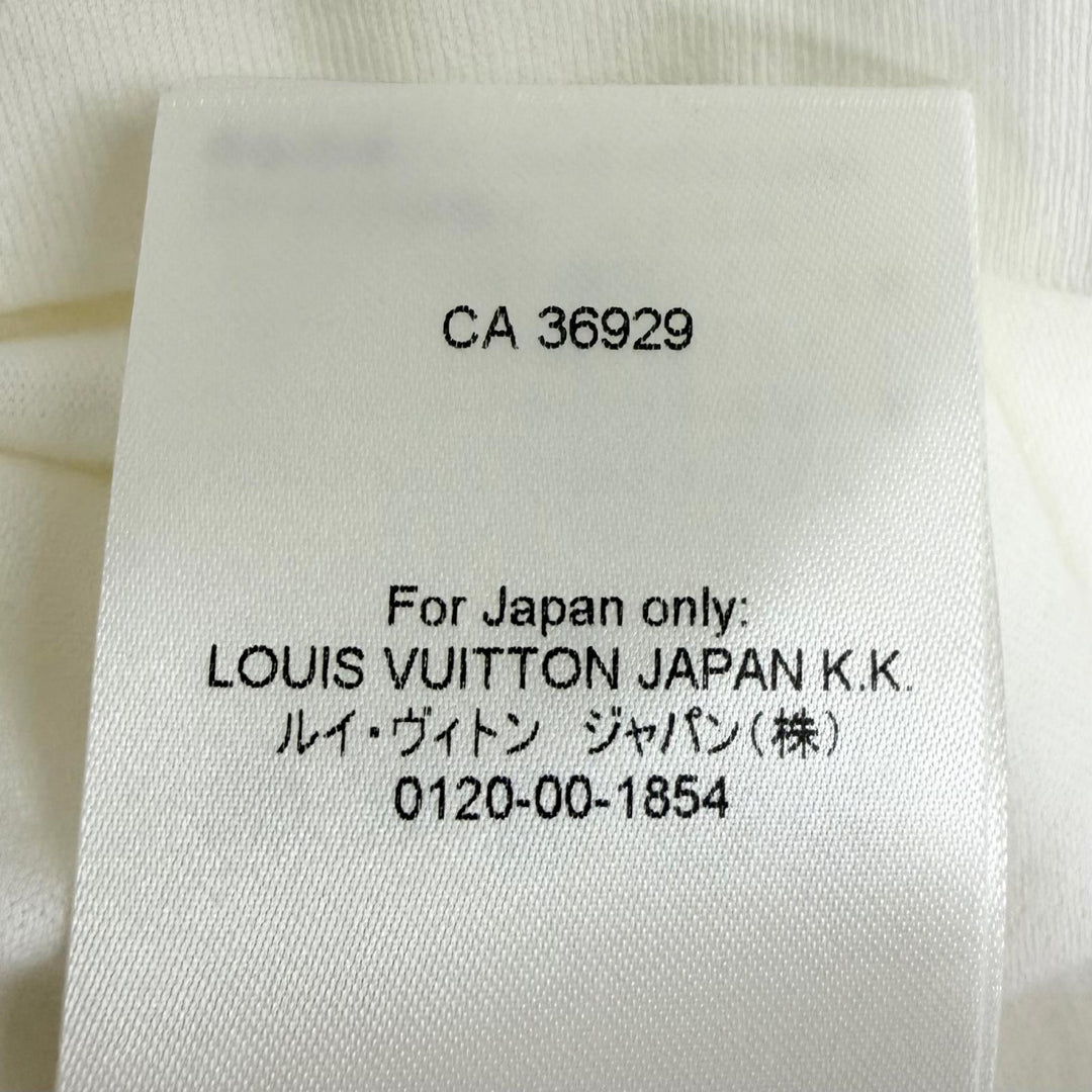 Pristine LOUIS VUITTON Short sleeve T-shirt white cotton mens